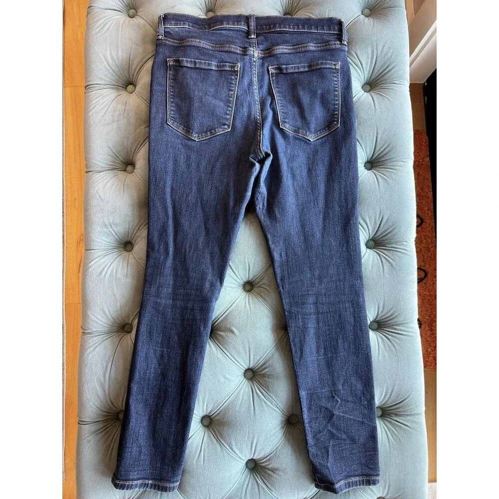 Banana Republic Sz 30 High Waist Skinny Ankle Jeans Women Blue Medium Wash